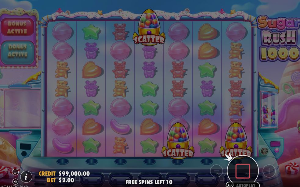 Free Spins round with multiplier spots carried over